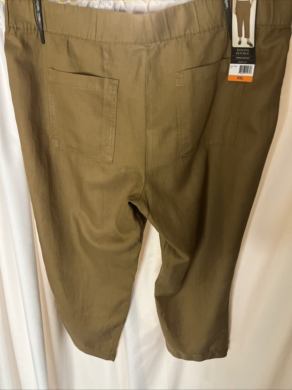 Banana Republic Camel/Brown Tapered Crop Pants Women’s XXL
